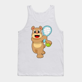 Bear Tennis Tennis racket Tank Top